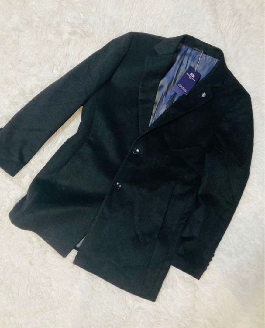 定価22万カシミア100% ROBERT CAVANIチェスターコート50XL