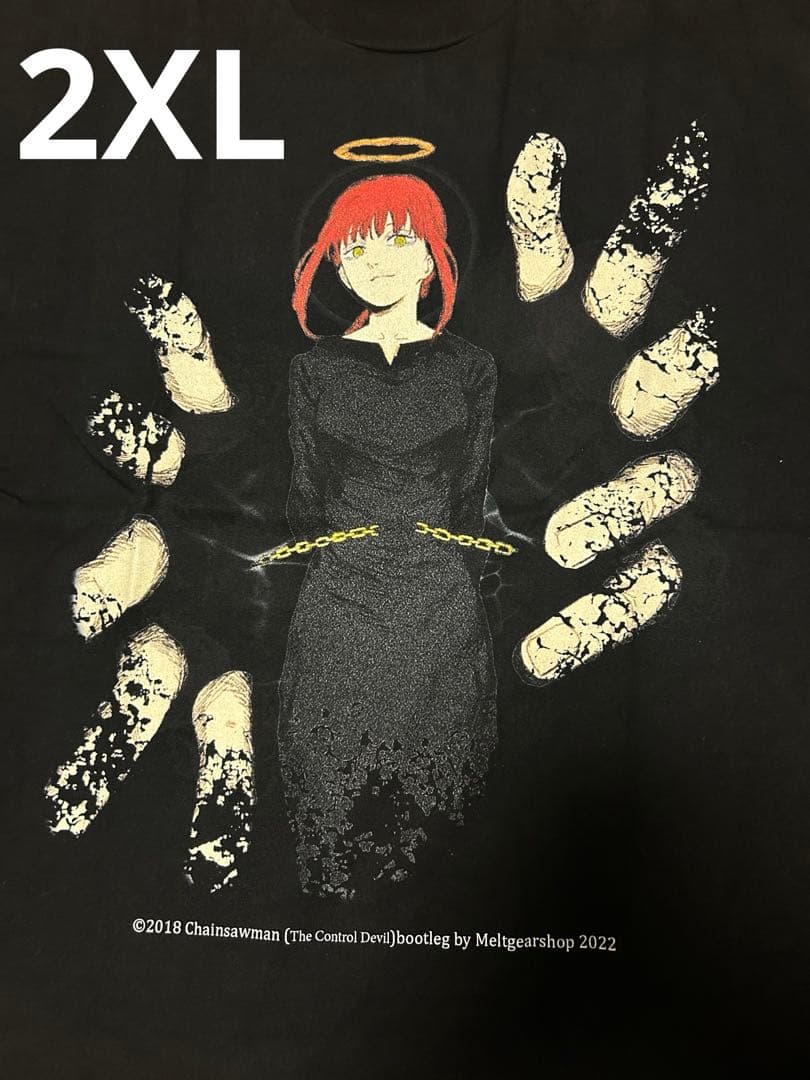 新品 チェンソーマン アニメ Tシャツ 2XLマキマ 支配の悪魔 闇の悪魔