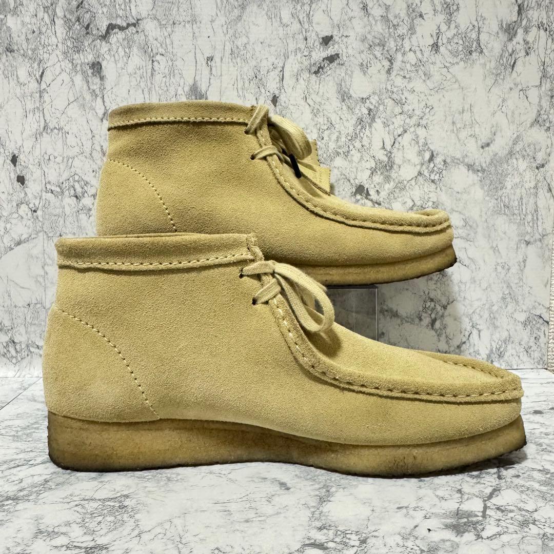 【美品】clarks ワラビー メープル 26.5cm