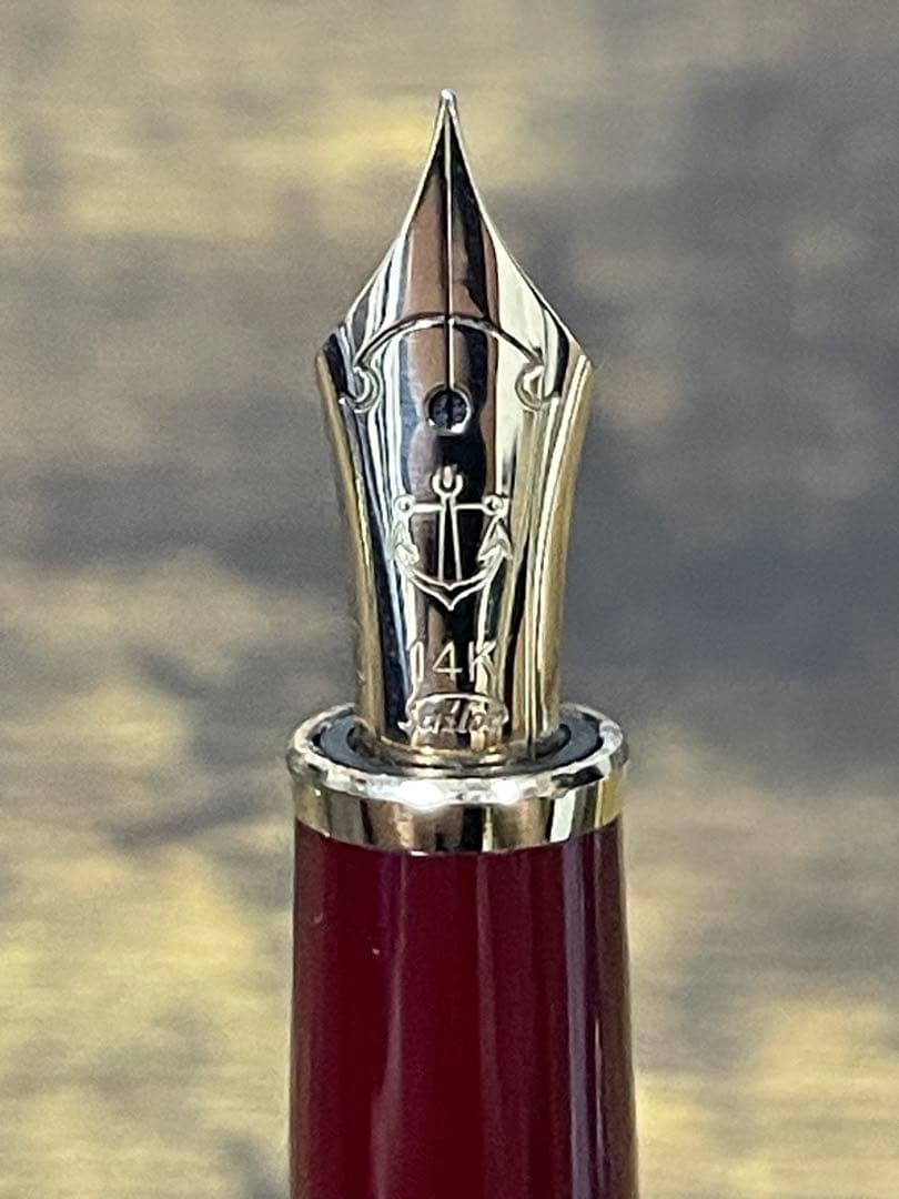 試筆のみ　旧ニブ　マツヤ万年筆病院オリジナル　セーラー　万年筆　細字　備品付き