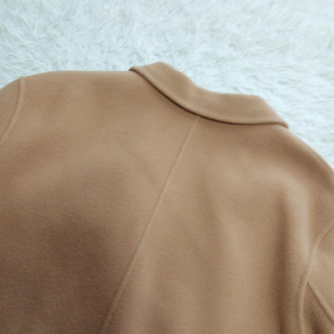 【23区】22AW【蛯原友里さん着用】ウールリバー ロングコートキャメル