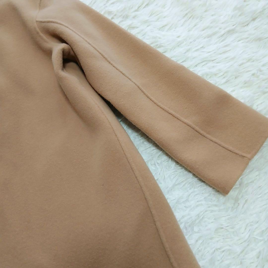 【23区】22AW【蛯原友里さん着用】ウールリバー ロングコートキャメル