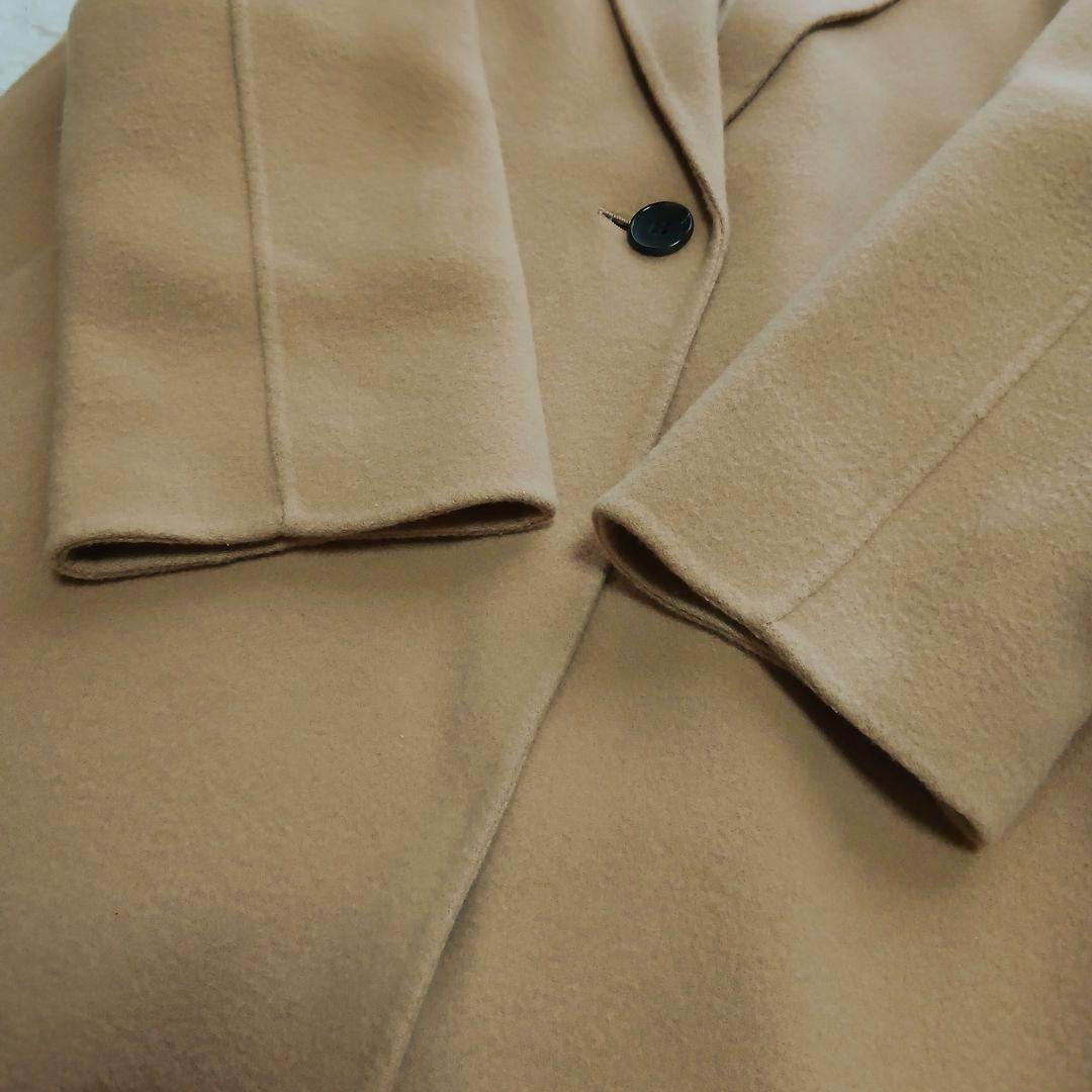 【23区】22AW【蛯原友里さん着用】ウールリバー ロングコートキャメル