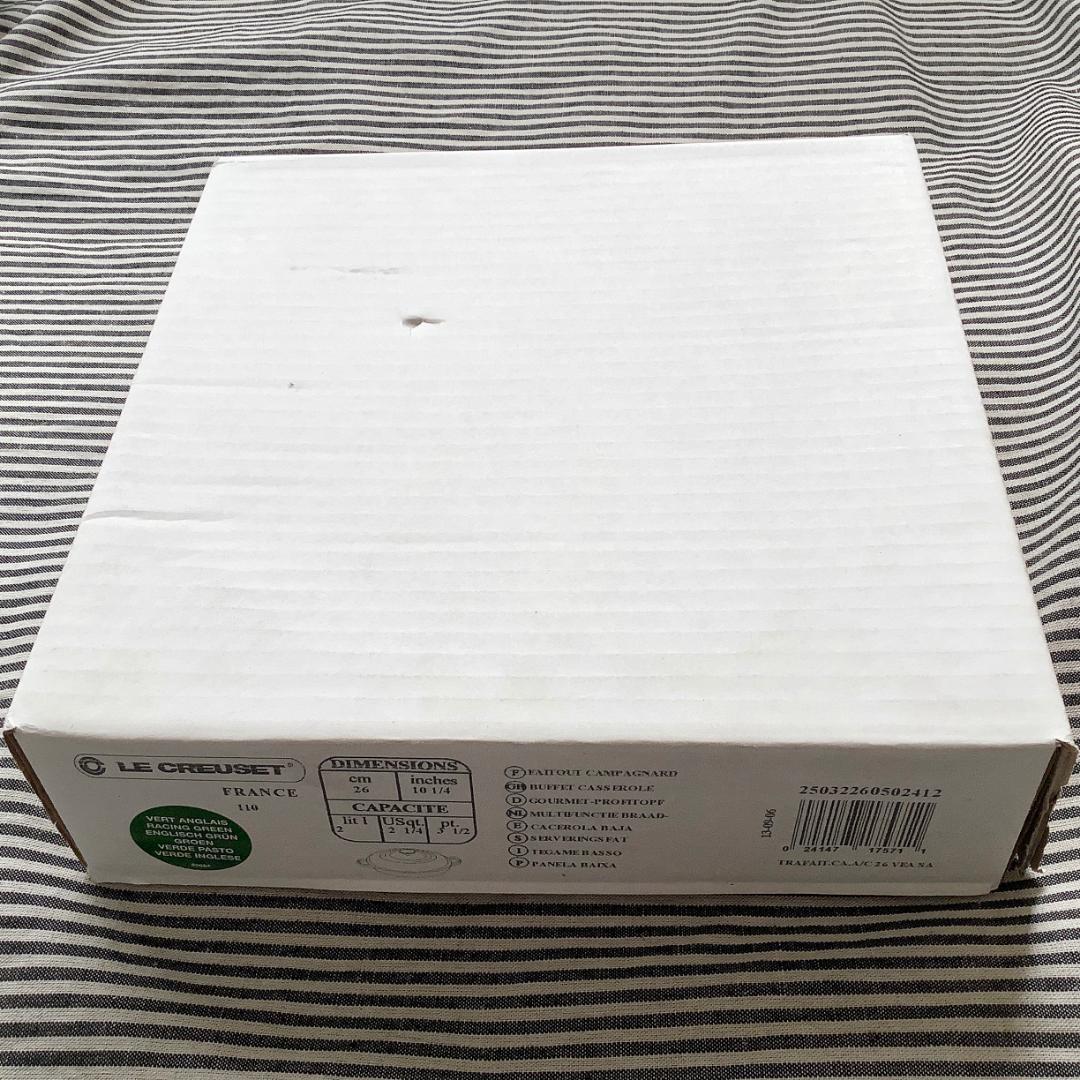 デッドストック】ルクルーゼ ビュッフェキャセロール 26 レーシング