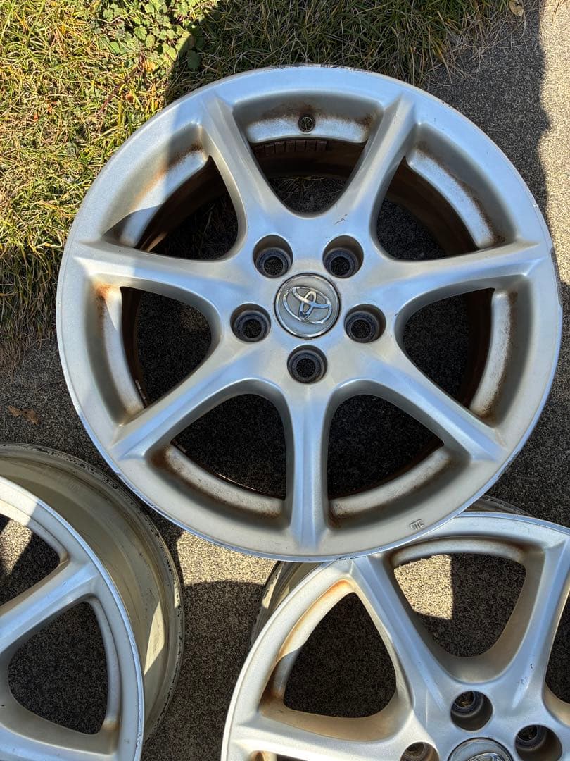 4本セット　50エスティマ　アエラス純正ホイール17インチ