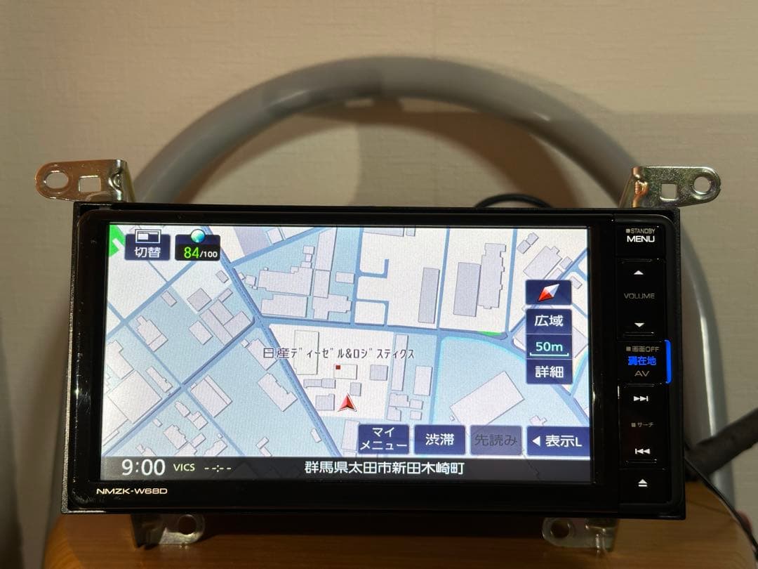 ダイハツ純正 ナビ NMZK-W68D 2017年地図 フル配線付 動作確認済