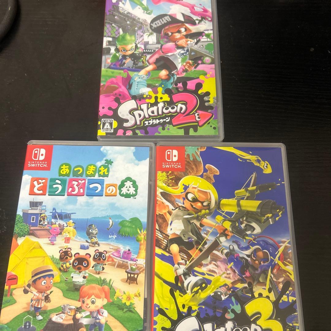Nintendo Switchソフト 3本セット スプラ2.3 どうぶつの森 - メルカリ