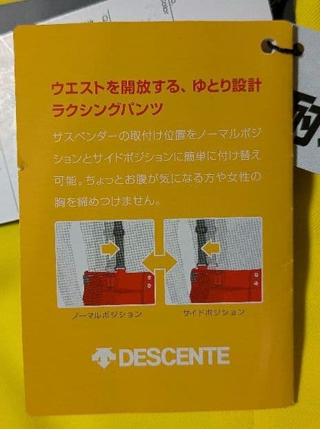 【新品タグ付き】デサントスキーパンツ イエロー ￥27500（税込）