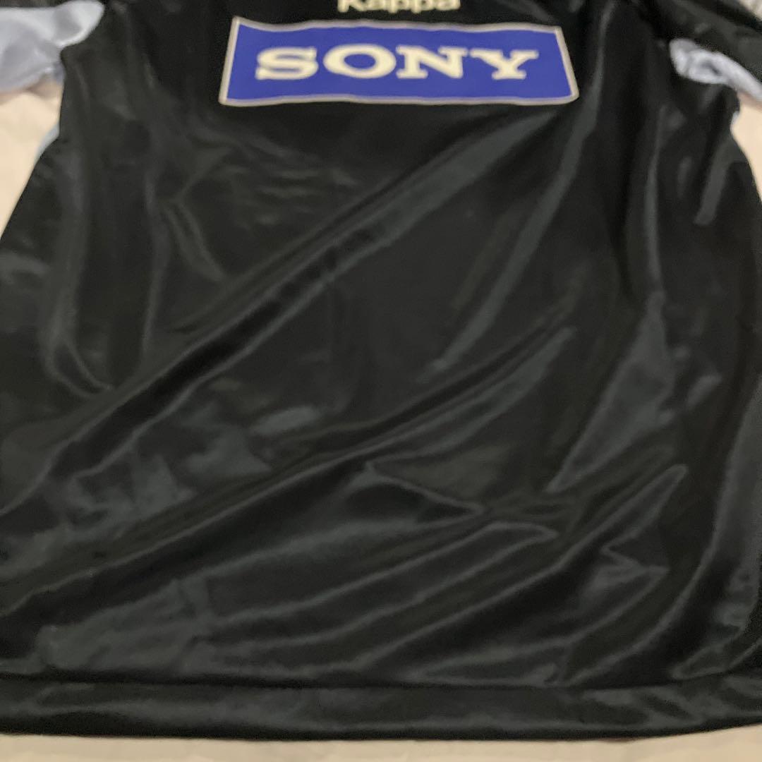美品 ヴィンテージ 激レア Kappa ユベントスプラシャツ XL 長袖 黒灰