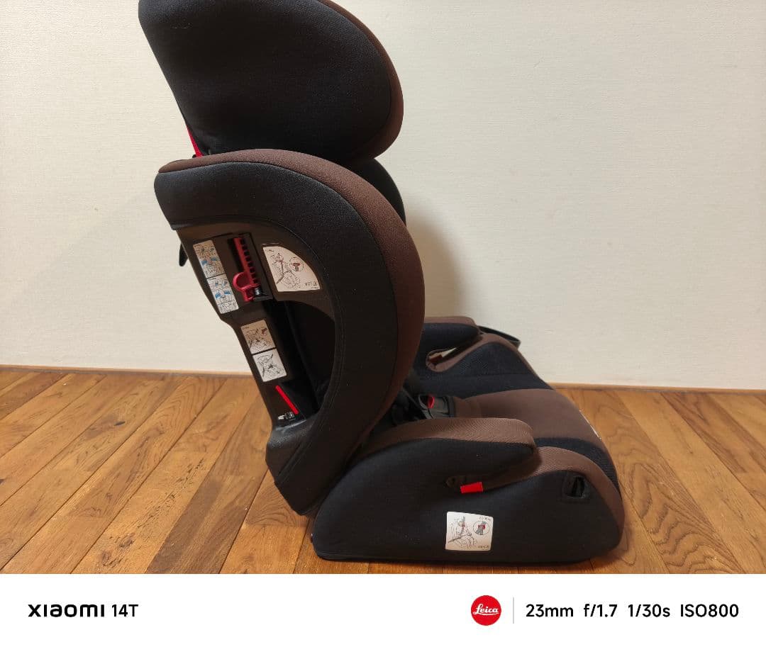 【美品】RECARO チャイルドシート ブラウン　上位機種　HERO搭載機種