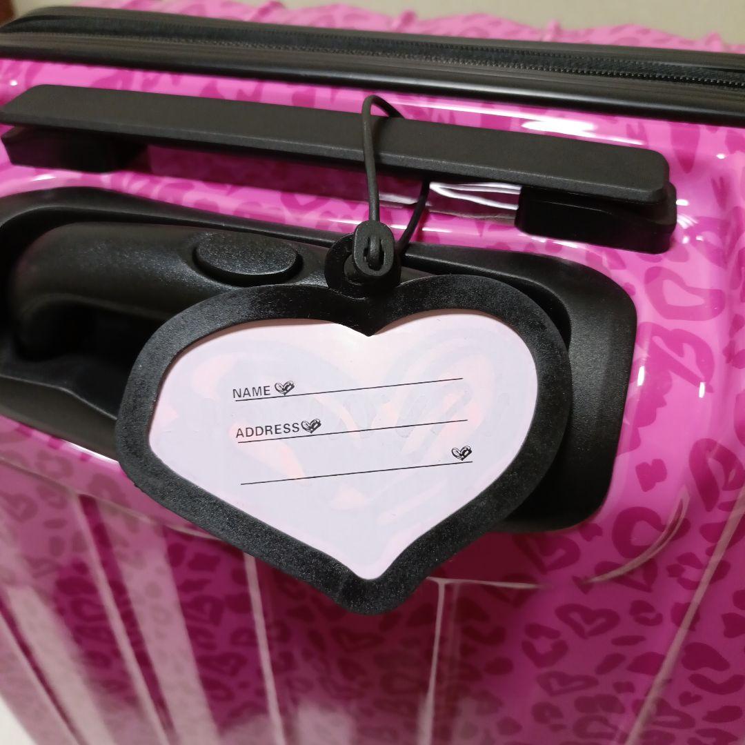 【美品】VIVAYOU キャリーケース　ピンクヒョウ柄