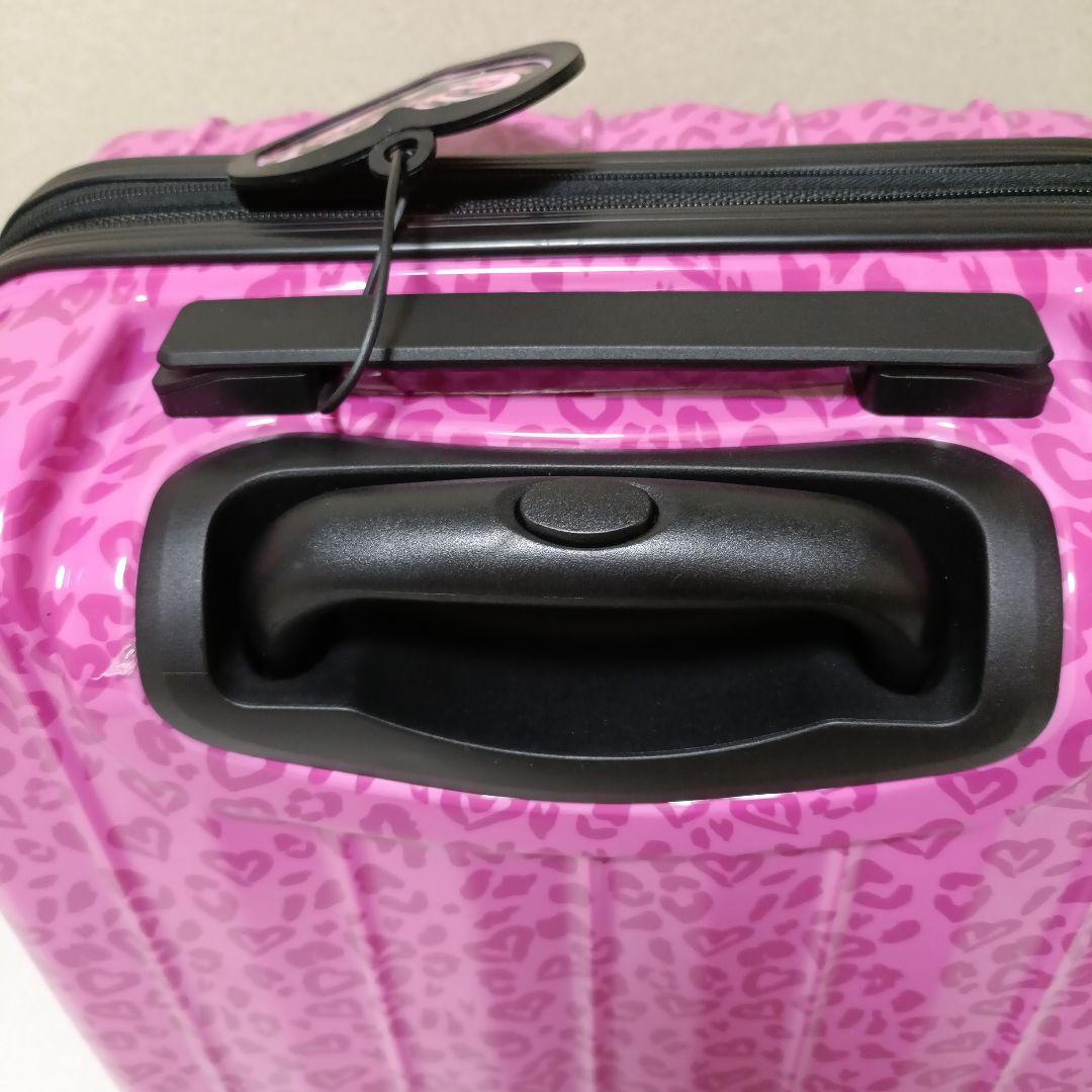 【美品】VIVAYOU キャリーケース　ピンクヒョウ柄