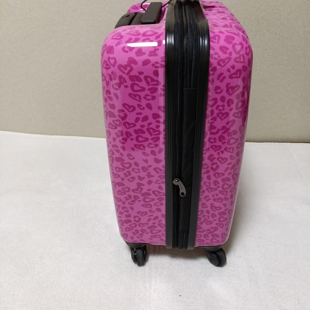 【美品】VIVAYOU キャリーケース　ピンクヒョウ柄