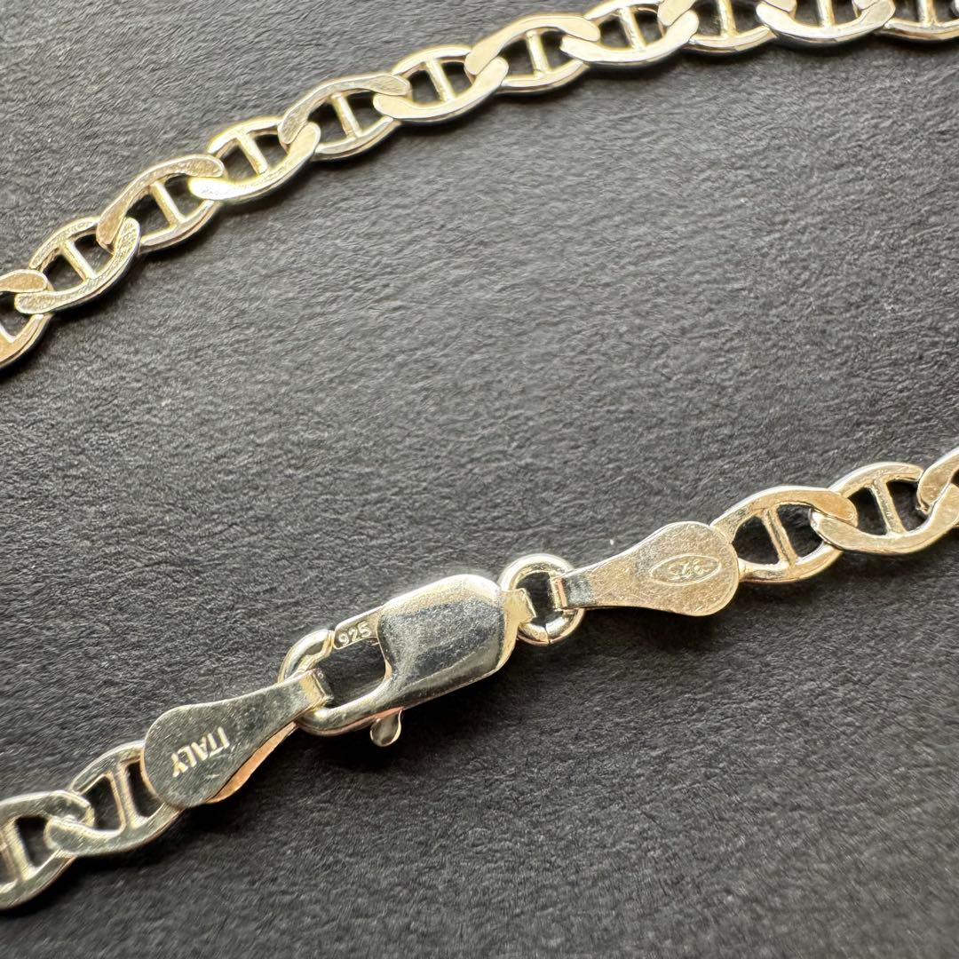 20㎝ イタリア製】ヴィンテージ アンカーチェーンブレスレット - メルカリ