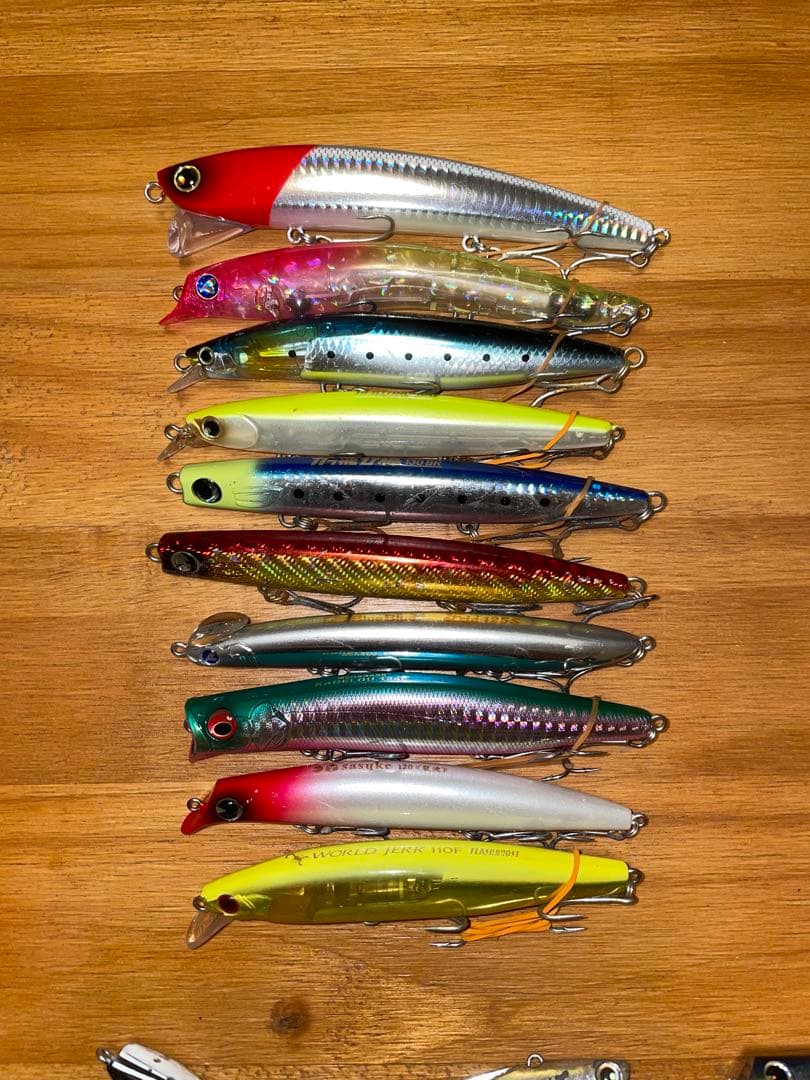 中古シーバスルアーまとめ売り