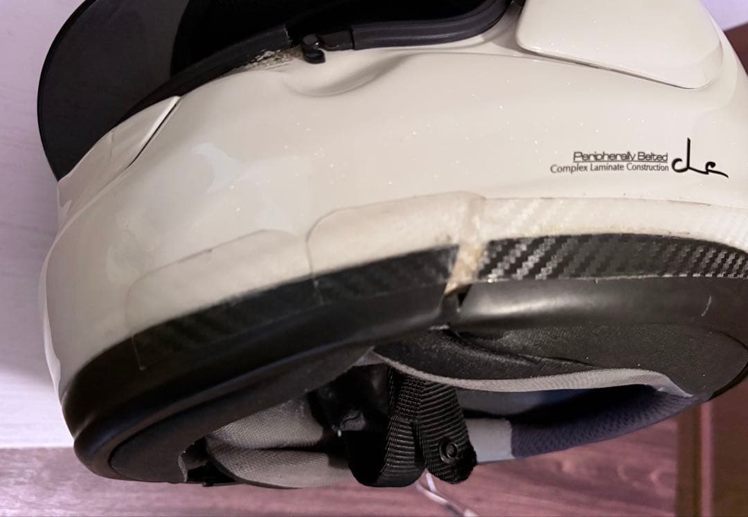 【USED】 Arai ヘルメット PROFILE グラスホワイトサイズM