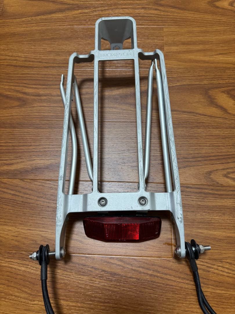 Brompton シルバー荷台 テールライト付き