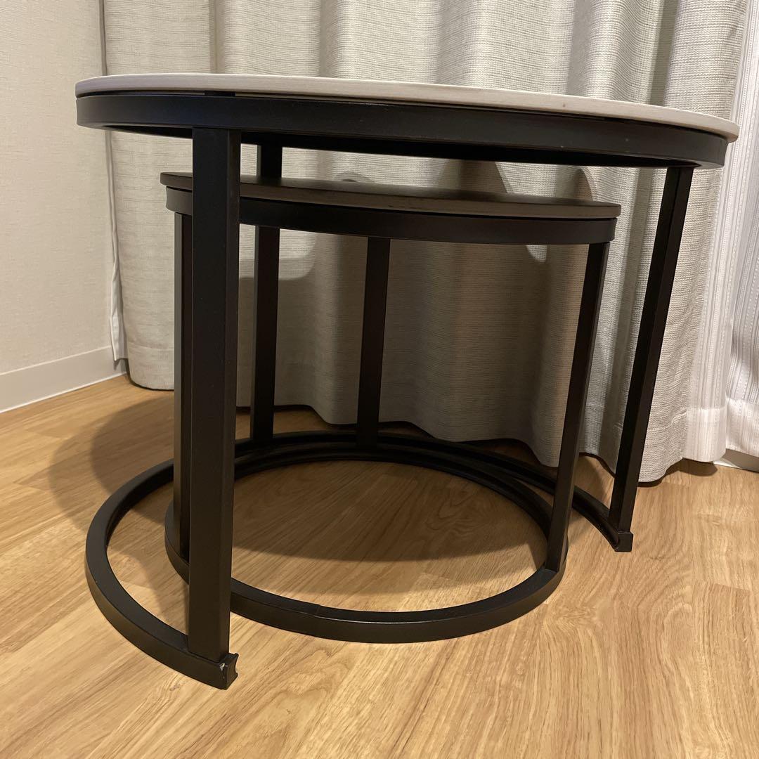 大理石　ローテーブル