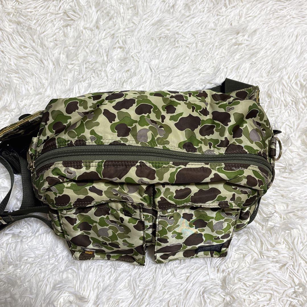 ✨希少・極美品✨PORTER× SNOOPY カモフラ ウエストバッグ 刺繍