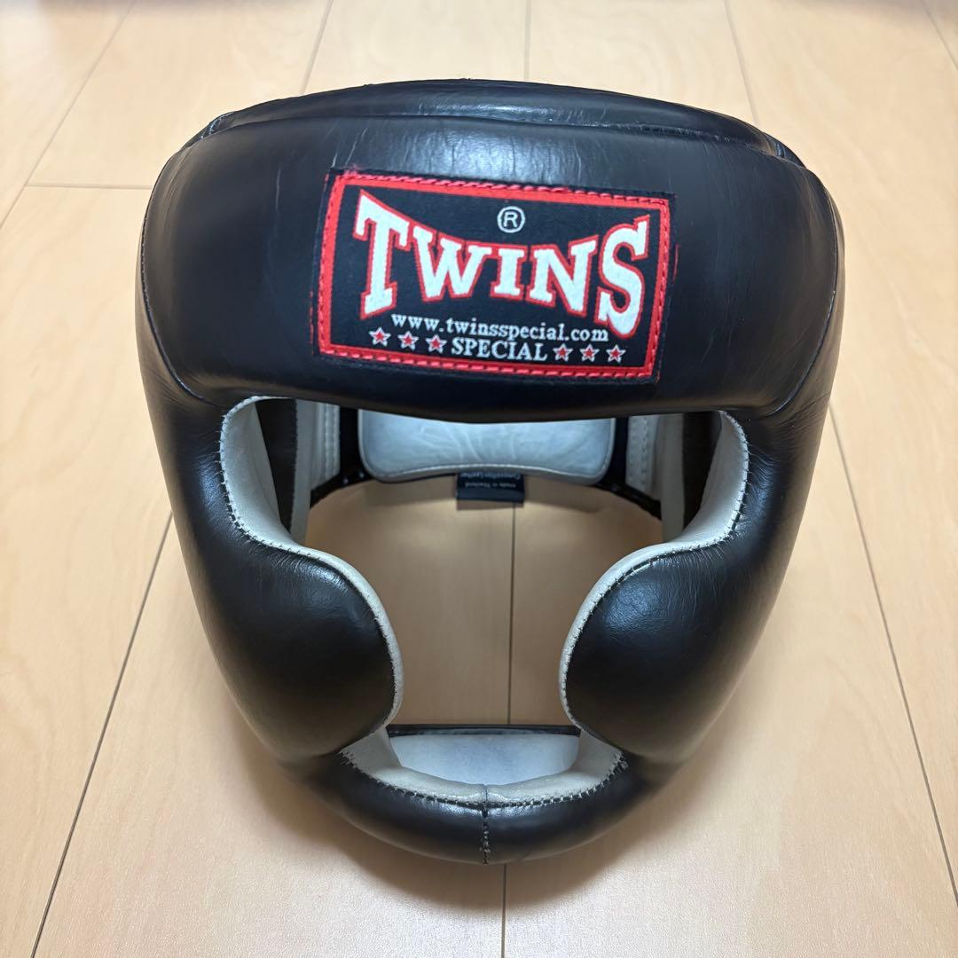 TWINS】ボクシング ヘッドギア ブラック （Mサイズ） - メルカリ