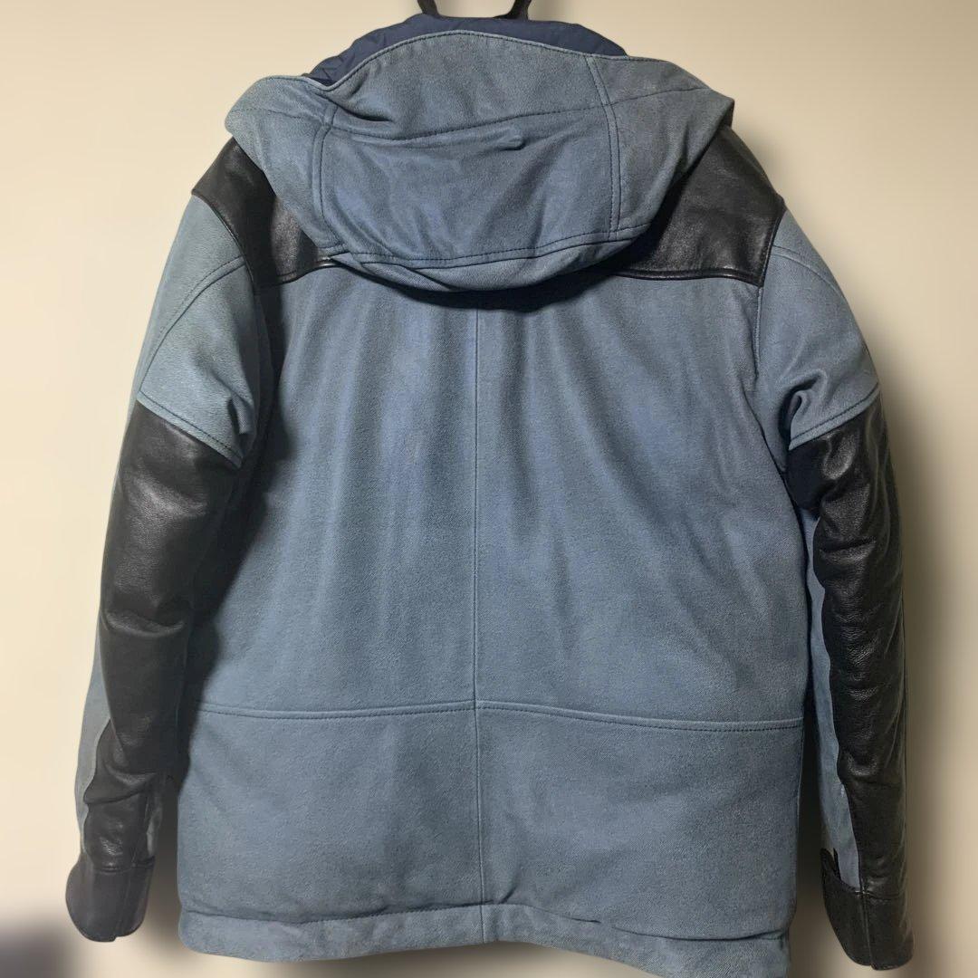 定価14万 ノースフェイス マウンテンダウンレザージャケット S ND2867N