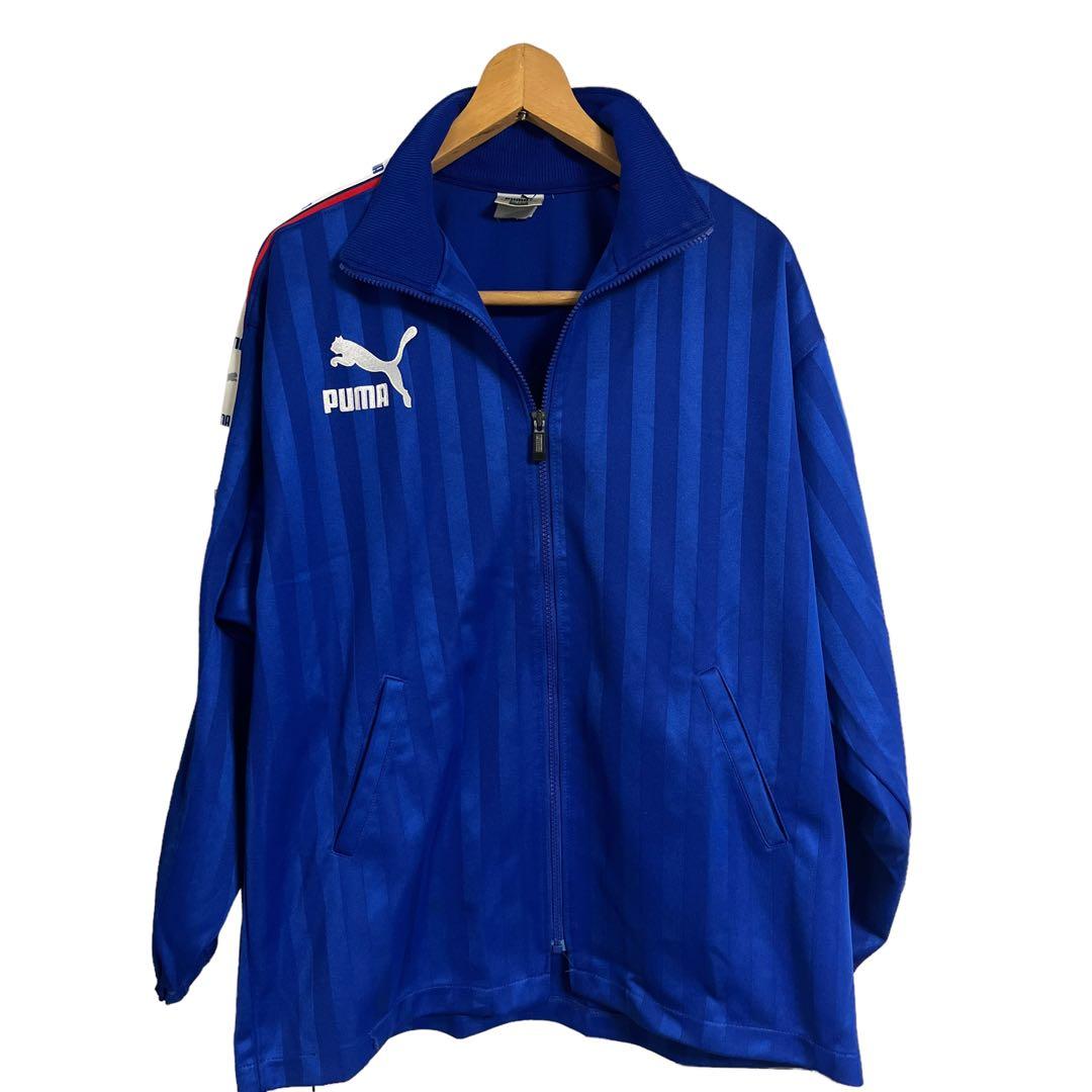 PUMA プーマ ジャージ トラックジャケット あいみょん 青 赤 刺繍 M