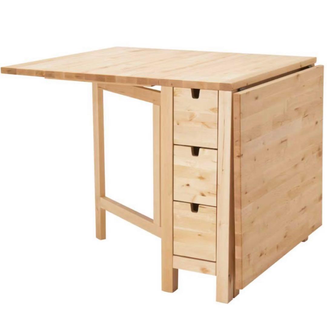 IKEA NORDEN ゲートレッグテーブル L108910307 - ダイニングテーブル