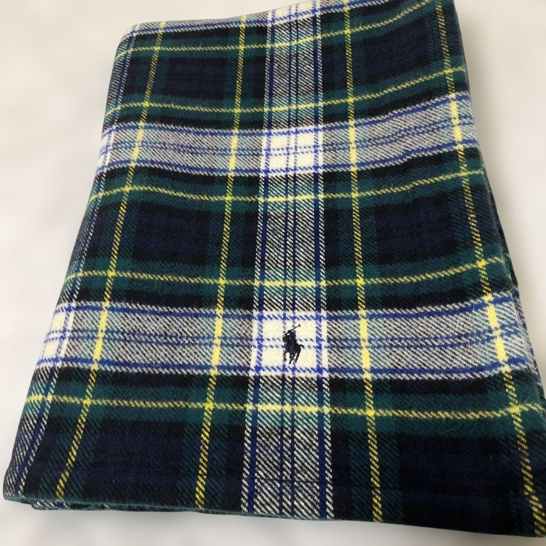 Ralph Lauren タータンチェックブランケット - メルカリ