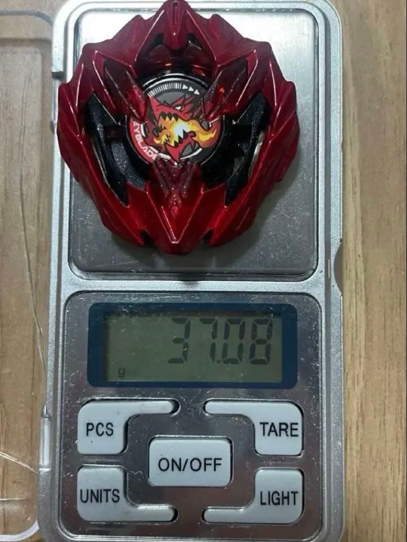 ベイブレードX ドランバスター1-60Aメタルコートレッド 重量級　赤