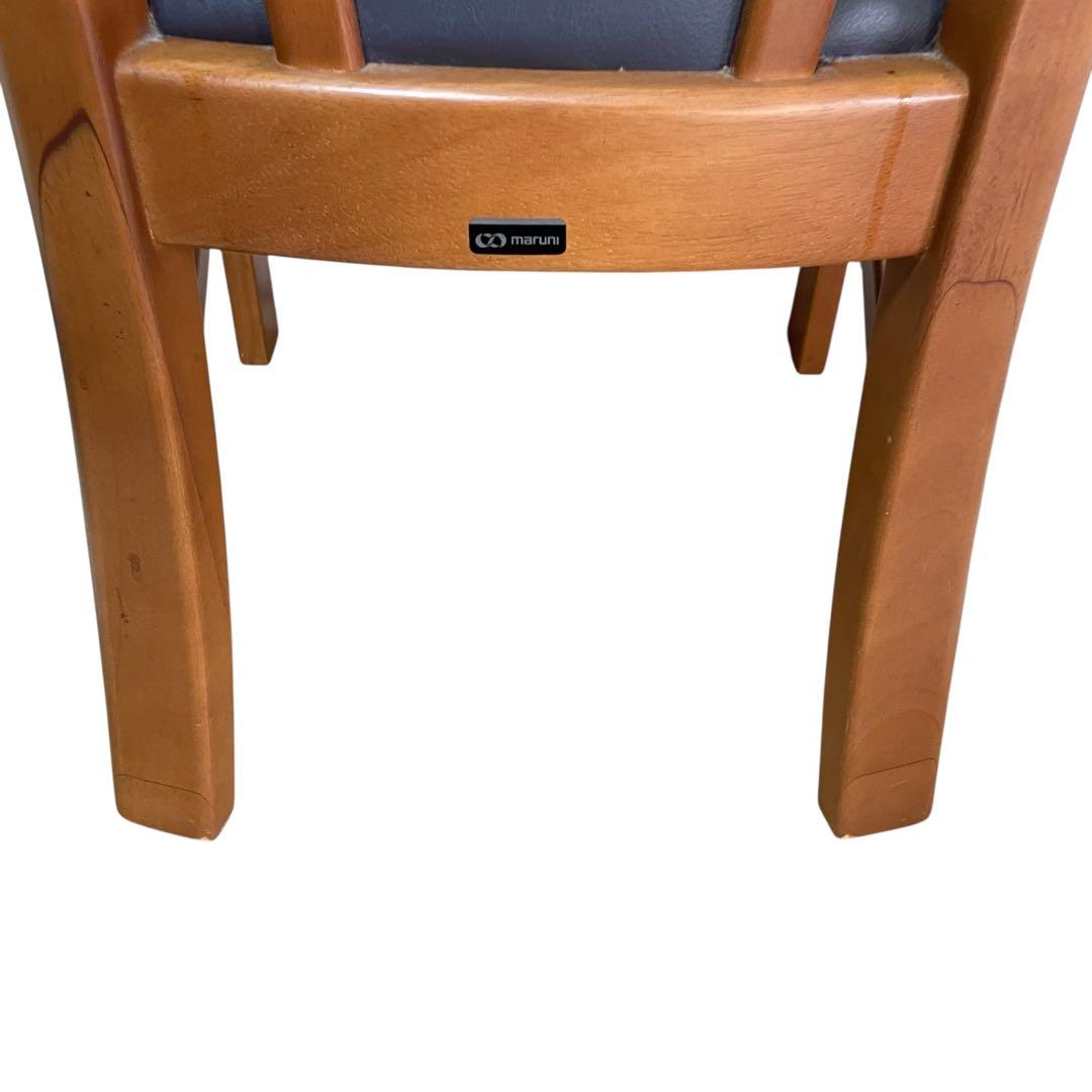 【人気】マルニ木工 maruni ダイニングチェア レザー 木製チェア 椅子　a