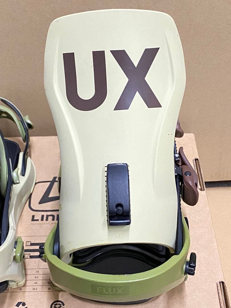 FLUX CV Mサイズ 23-24 ブラウン/カーキ ビンディング カービング