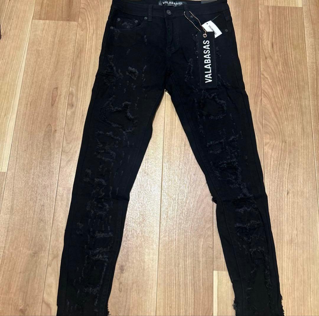 バラバサス【新品未使用】valabasasクラッシュスキニーデニム 29