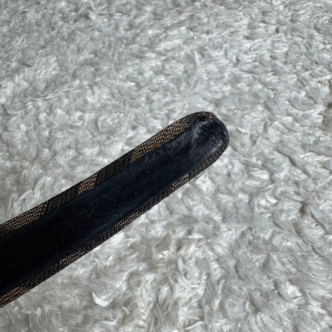 フェンディ FENDI カチューシャ ズッカ柄 ロゴ総柄 クッション ヘアバンド