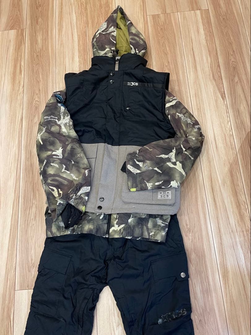 スノーボードウェア　男性用　Mサイズ　3点セット3cs