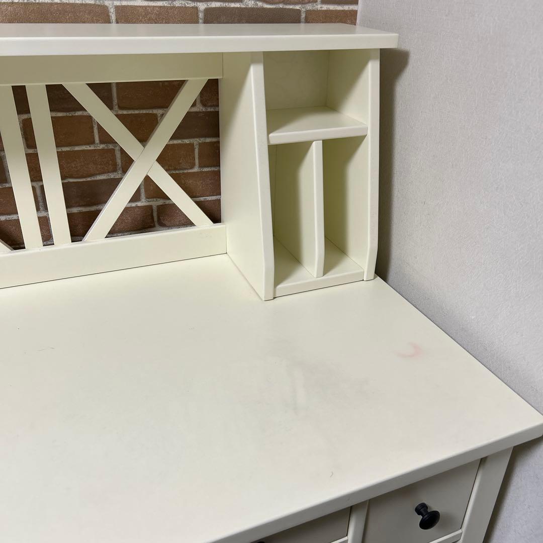 【専用】オフホワイトデスク オープンシェルフ付き