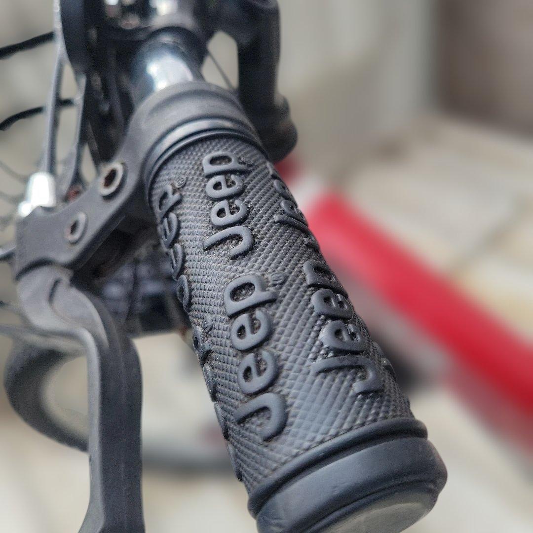 埼玉県新座市 ジープ子供用自転車 18インチ赤 幼児 子供 キッズ 補助凛 赤