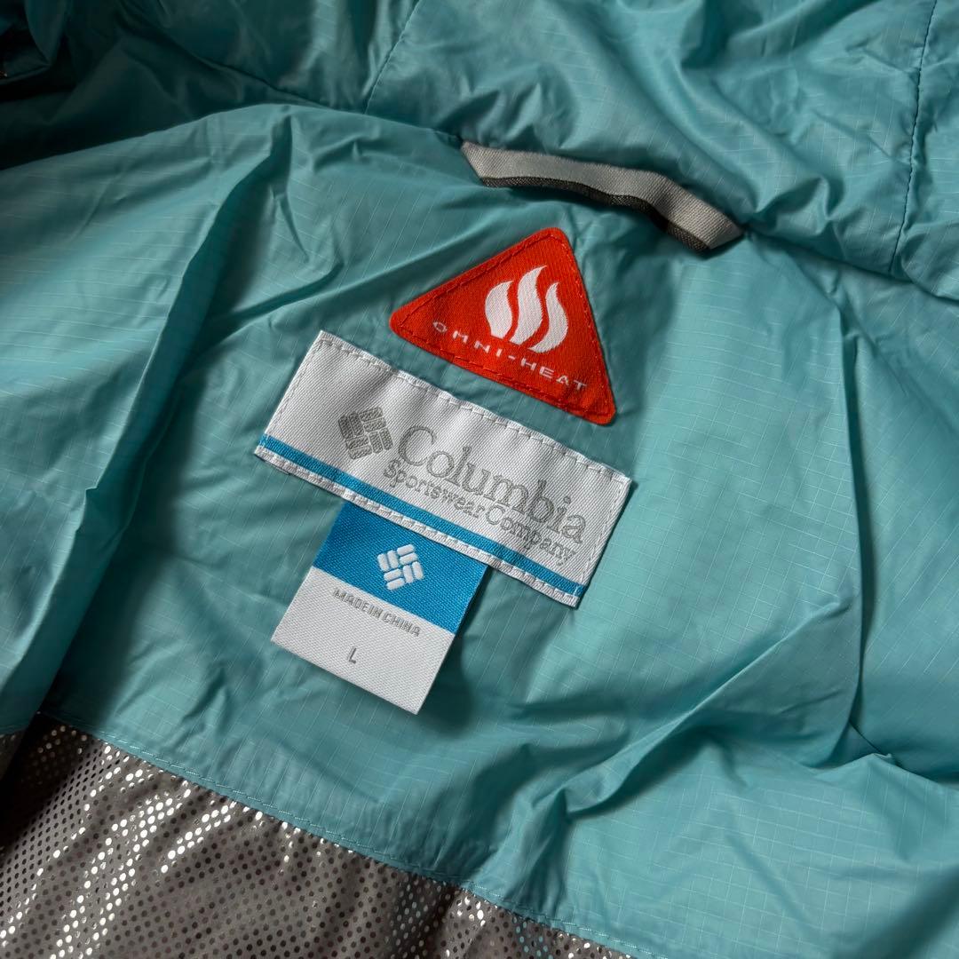 今期大注目❗️】columbia マウンテンパーカー パフダウン 水色 L