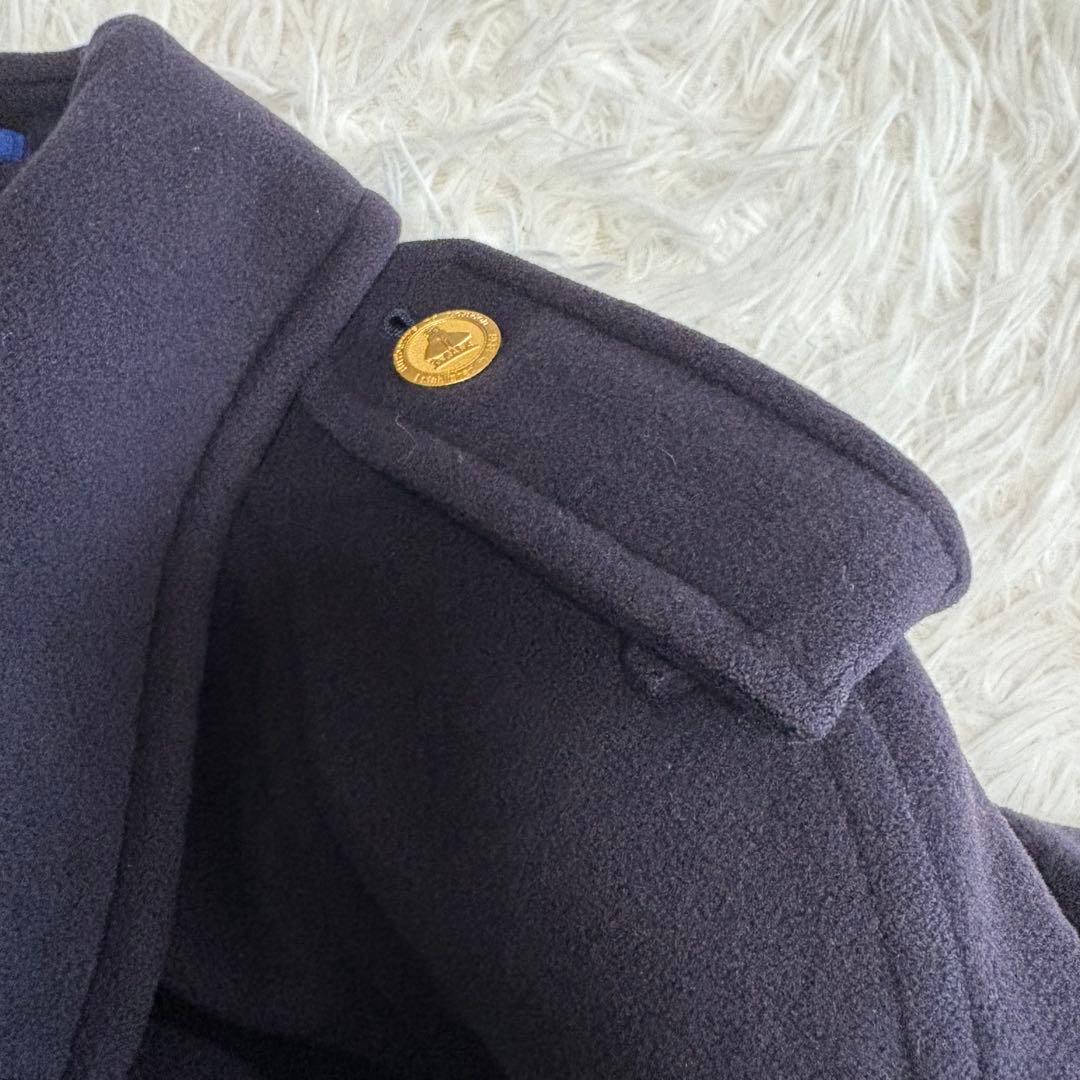 BURBERRYS ロングコート カシミヤ混 ベルト付 金ボタン ダブル 9