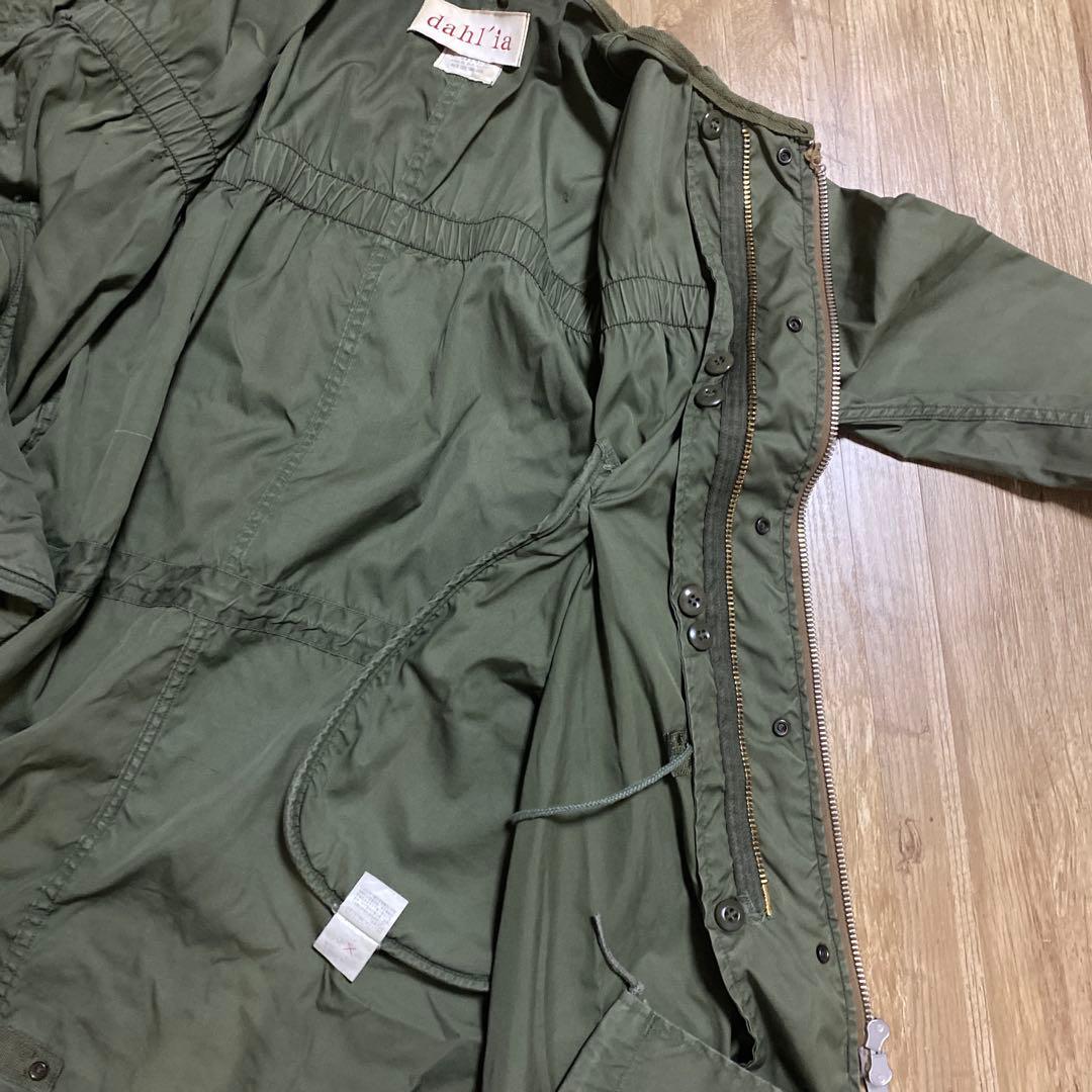 dahl’ia ダリア デッドストック　M65　リメイクモッズコート