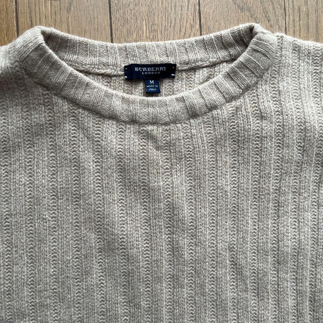 BURBERRY メンズ ニットセーター M ベージュ