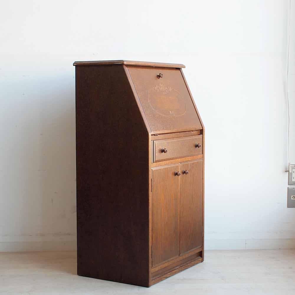 三越家具 ブルージュ オーク材 ライティングビューロー ZR24254