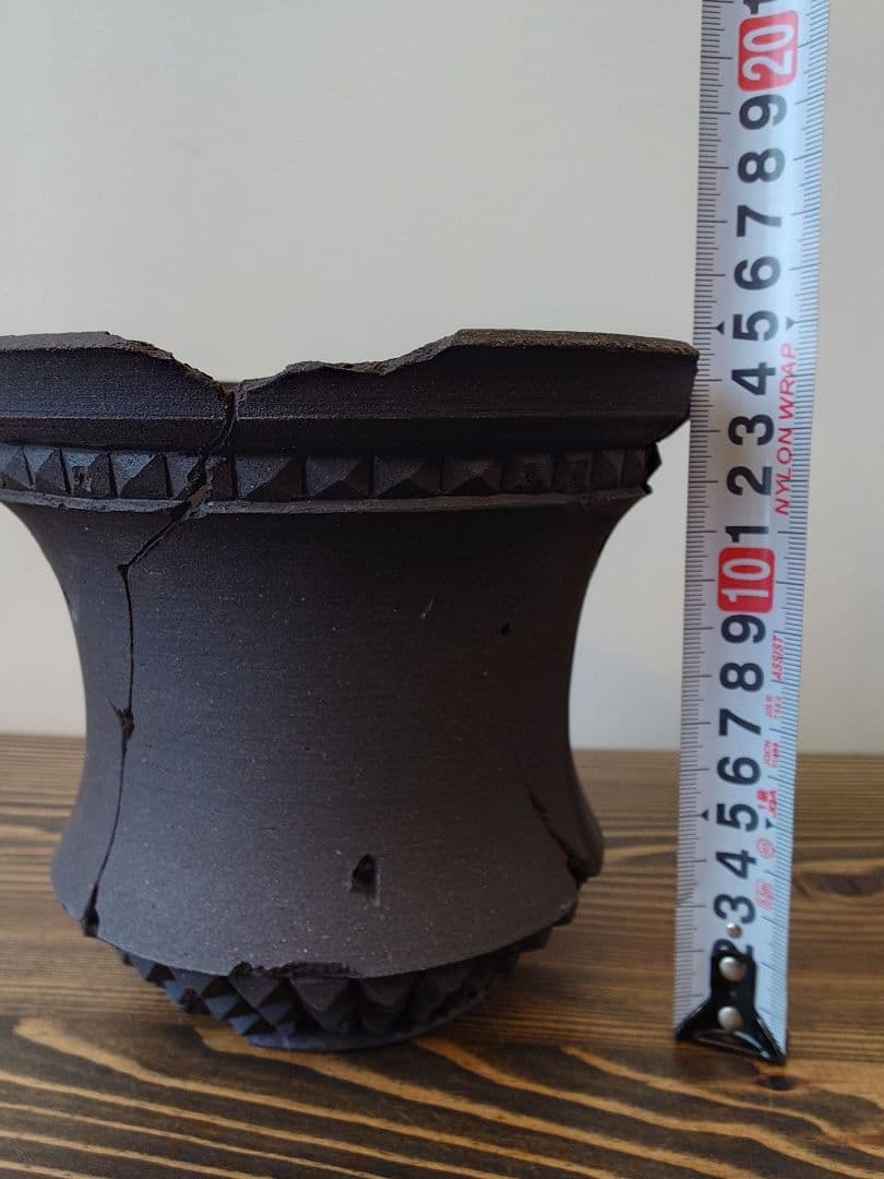 【未使用】 吉光窯 kikko 「Broken Studs FA」スタッズ 鉢②