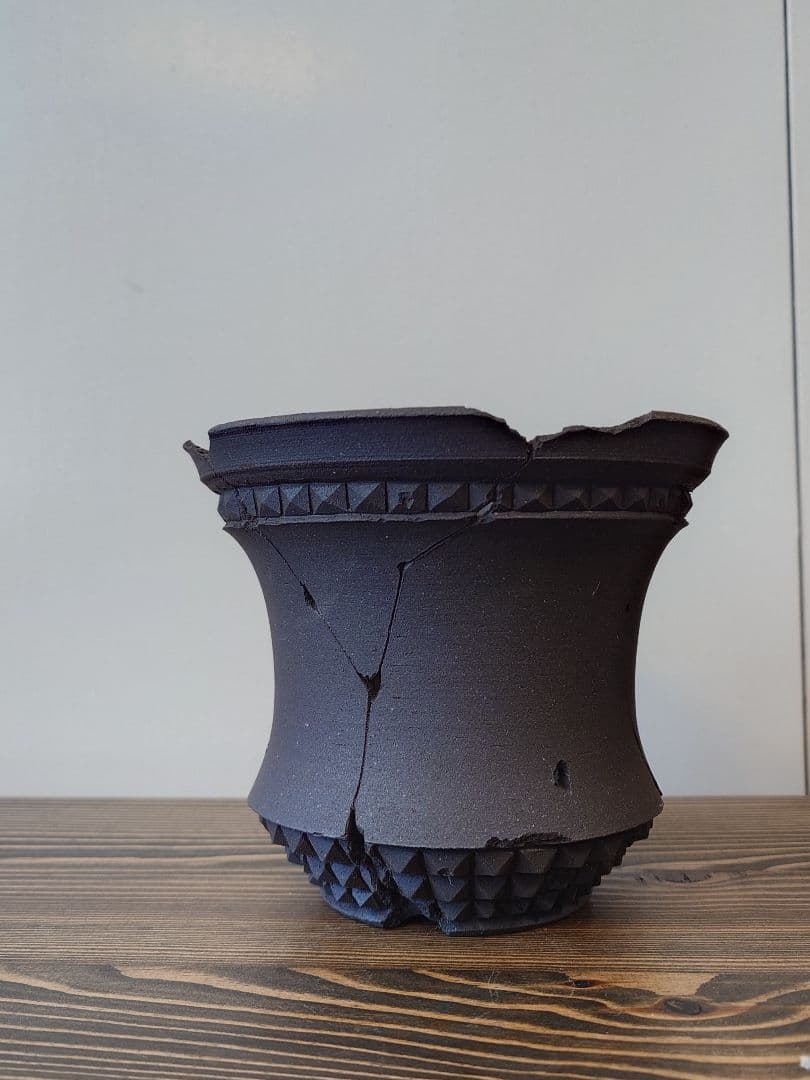 【未使用】 吉光窯 kikko 「Broken Studs FA」スタッズ 鉢②