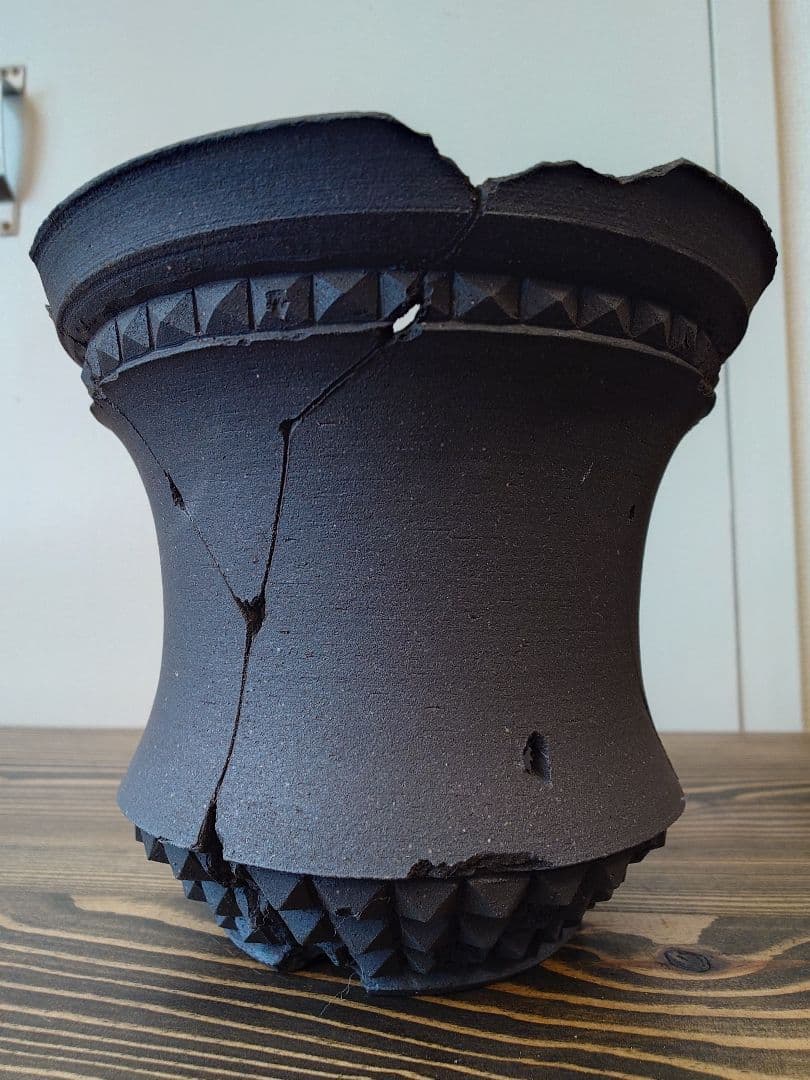 【未使用】 吉光窯 kikko 「Broken Studs FA」スタッズ 鉢②