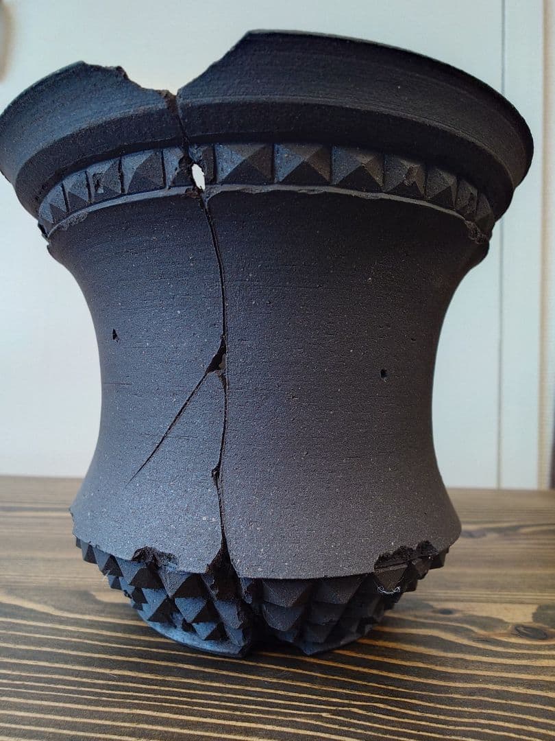 【未使用】 吉光窯 kikko 「Broken Studs FA」スタッズ 鉢②