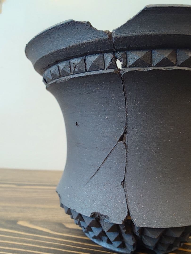 【未使用】 吉光窯 kikko 「Broken Studs FA」スタッズ 鉢②