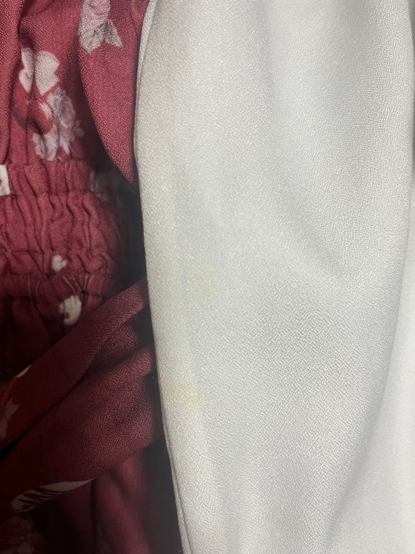 LIZLISA whip bear  cafe ワンピース ボルドー