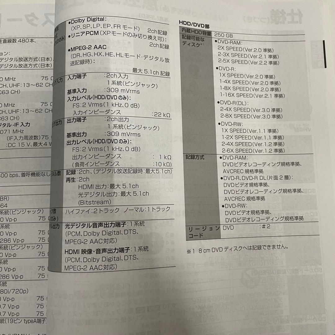 Panasonic パナソニック DVDレコーダー DMR-XP25V