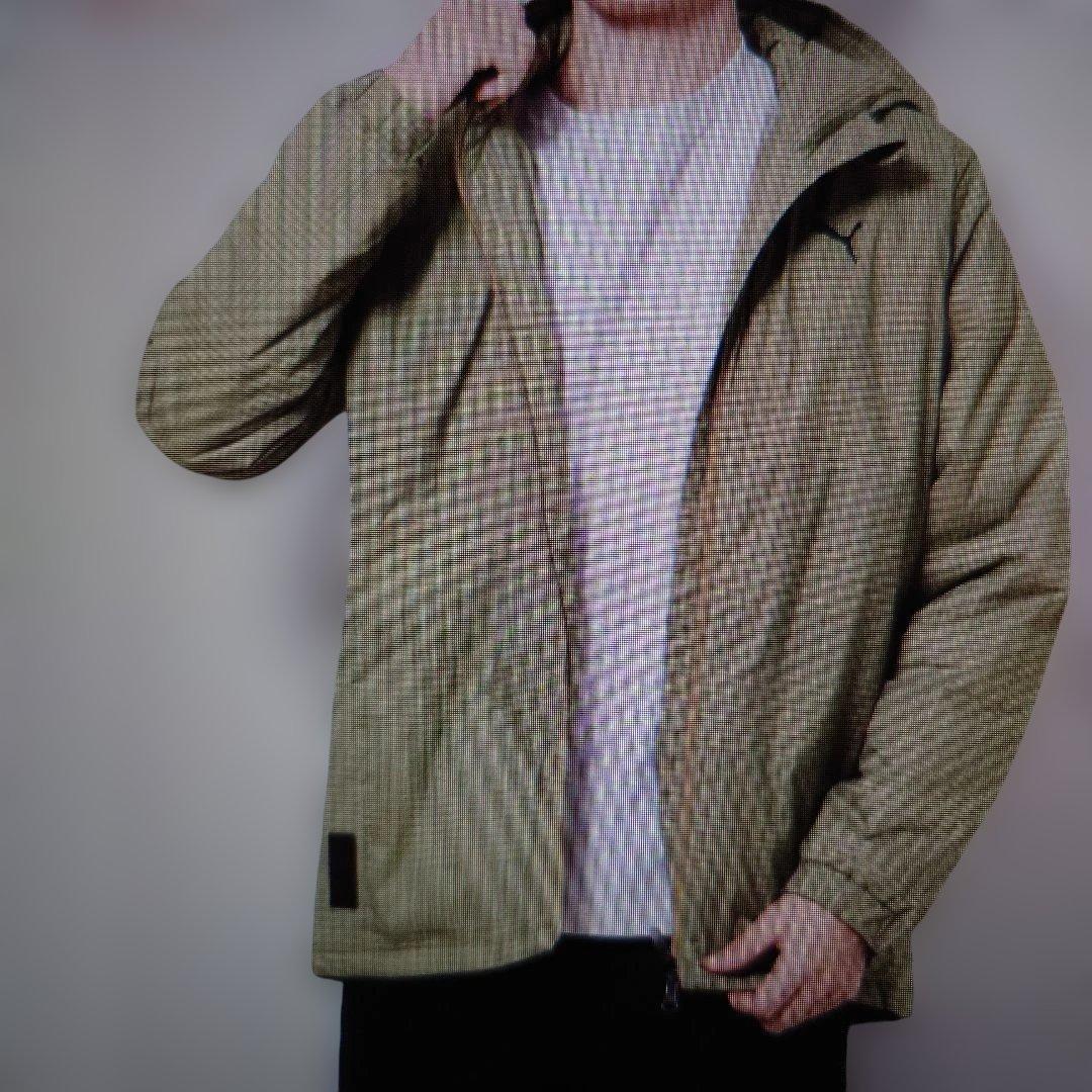 プーマ　ゴルフ：メンズ：Lサイズ：中綿ジャケット AOP 撥水 FZ ブルゾン