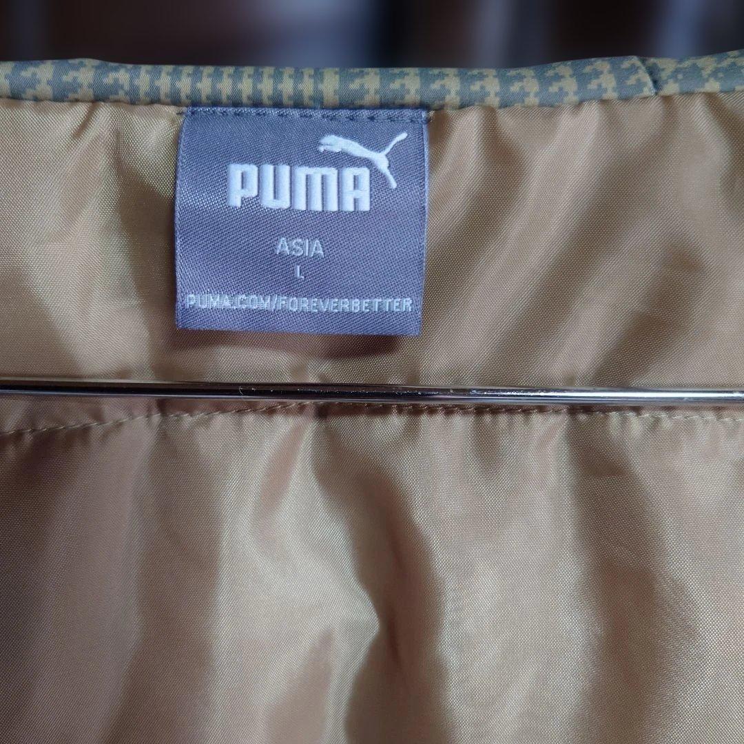 プーマ　ゴルフ：メンズ：Lサイズ：中綿ジャケット AOP 撥水 FZ ブルゾン